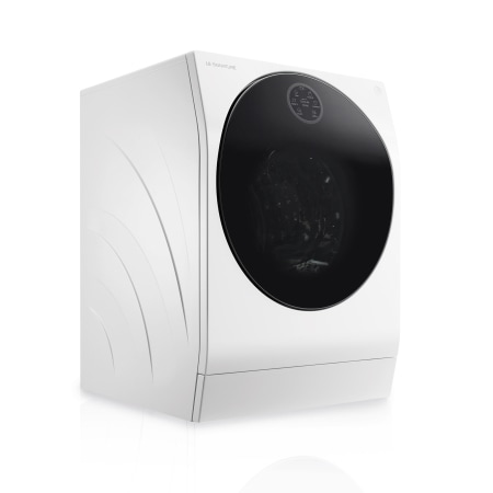 Outlet Lavasecadora LG SIGNATURE con bomba de calor, Clase A lavado/A secado, 12kg lavado/7kg secado, 1.600 rpm, Blanca - LSWD100E.OUTLET
