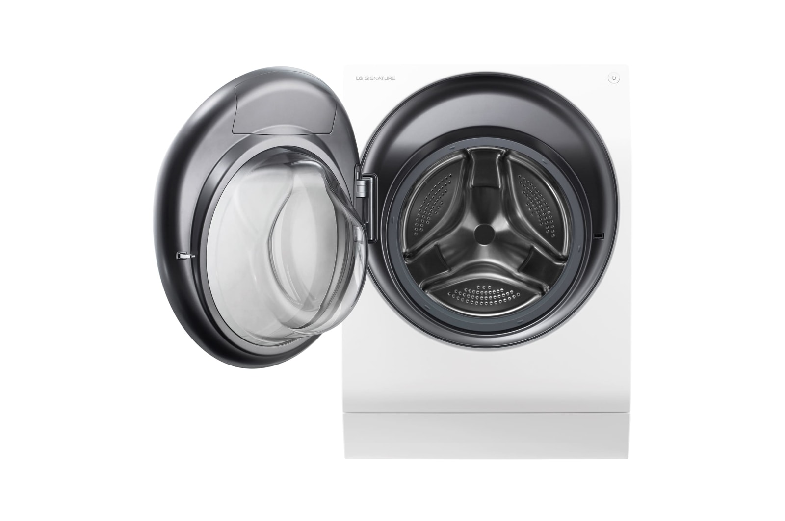 LG Lavasecadora LG SIGNATURE  con bomba de calor, Clase A lavado/A secado, 12kg lavado/7kg secado, 1.600 rpm, Blanca, LSWD100E