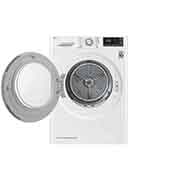 LG Secadora con Bomba de calor Dual Inverter 8kg, Clasificación A+++, Blanca, Serie 5., RC80U2AV4D
