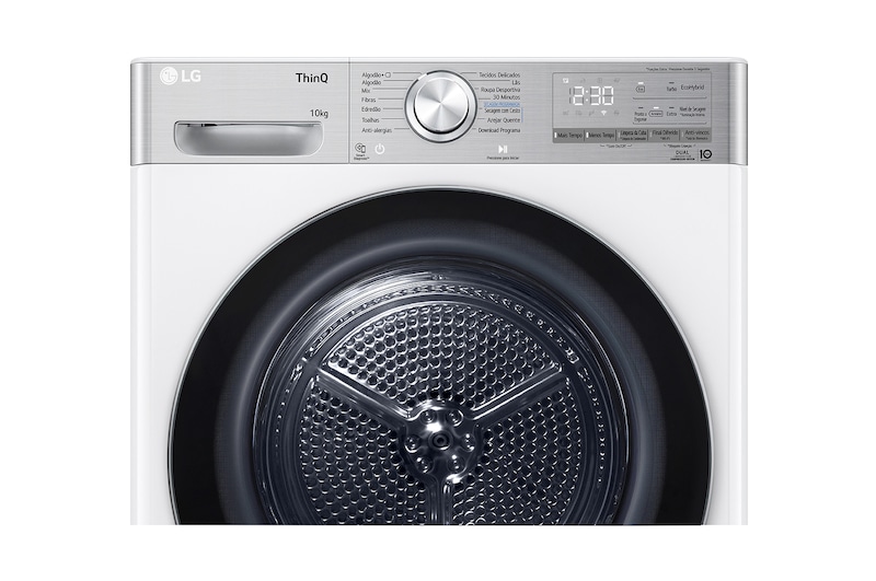 LG Secadora 10kg, C, con Bomba de calor Dual Inverter, Blanca , Serie 900, RH10V9AV2WR