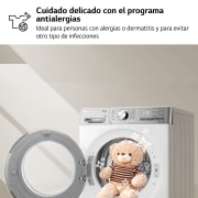 LG Secadora 10kg, A+++, con Bomba de calor Dual Inverter, Blanco, Serie 900, RH10V9AV2WR