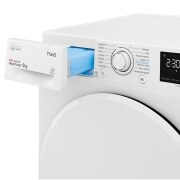 LG Secadora con Bomba de calor Dual Inverter, 9kg A++, Blanca, Serie 5, RH90V3AV0N