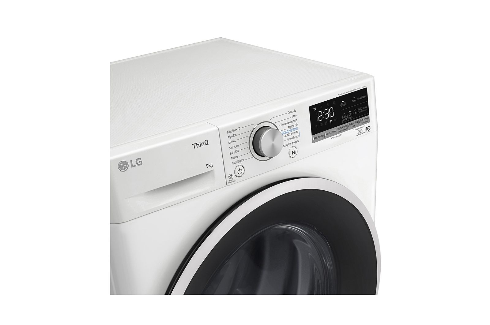 LG 9kg Dula Inverter Secadora con Bomba de Calor Blanca A++, RH90V5AV6N