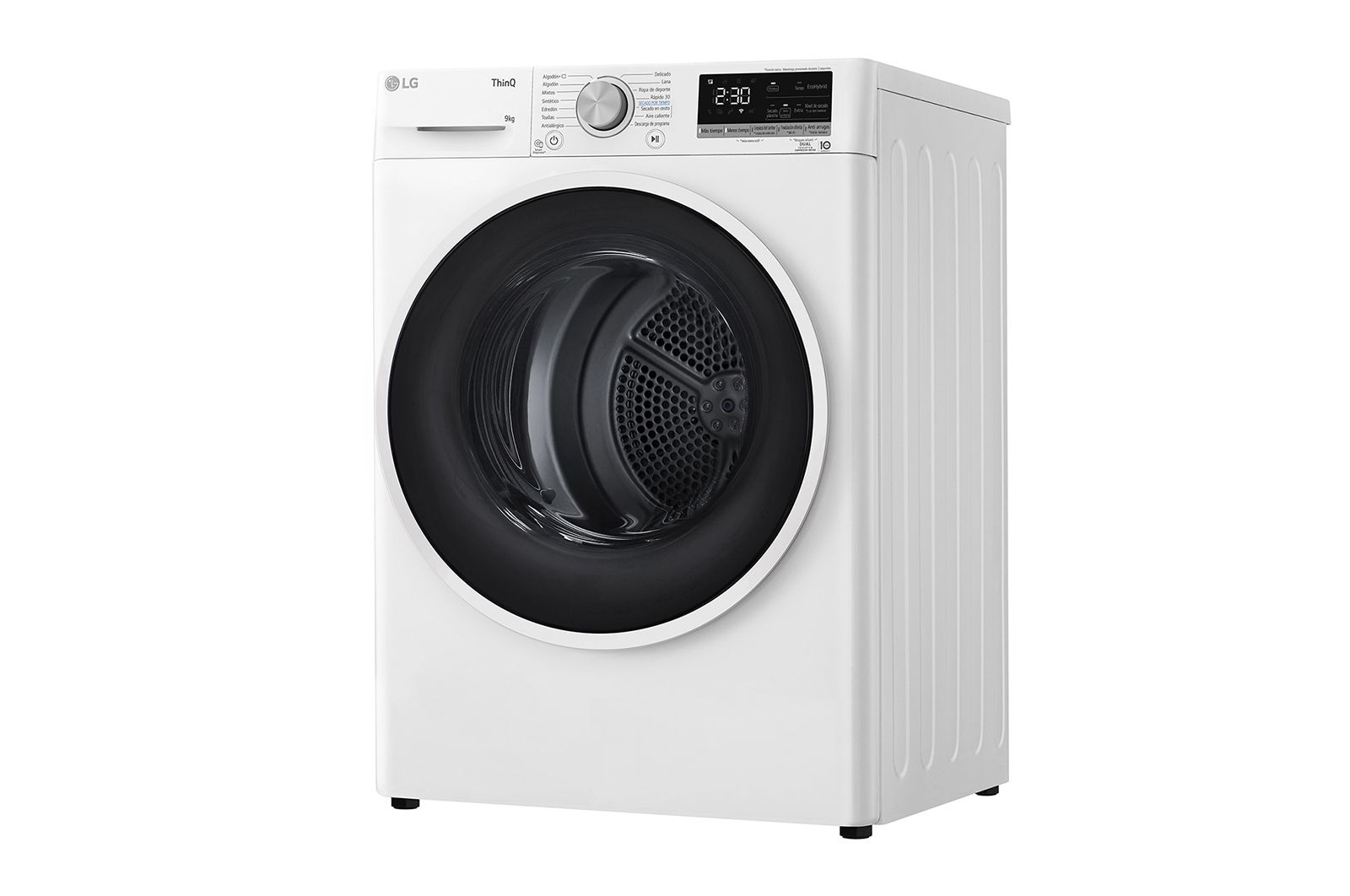 LG 9kg Dula Inverter Secadora con Bomba de Calor Blanca A++, RH90V5AV6N