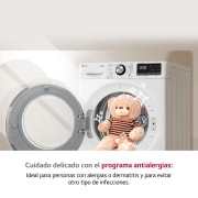LG 9kg Dula Inverter Secadora con Bomba de Calor Blanca A++, RH90V5AV6N