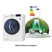 LG Secadora con Bomba de calor Dual Inverter 9kg, Clasificación A++, Blanca, Serie 5, RH90V5AV6Q