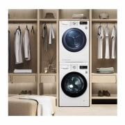 LG Secadora con Bomba de calor Dual Inverter 9kg, Clasificación A++, Blanca, Serie 5, RH90V5AV6Q