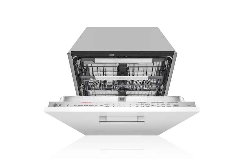 LG LavavajillasIntegrable, LG QuadWashTM Steam, A con lavado a vapor y tercera bandeja , DB475TXS