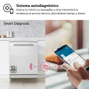 LG Outlet Lavavajillas LG QuadWashTM, Blanco , D, DF141FW.OUTLET