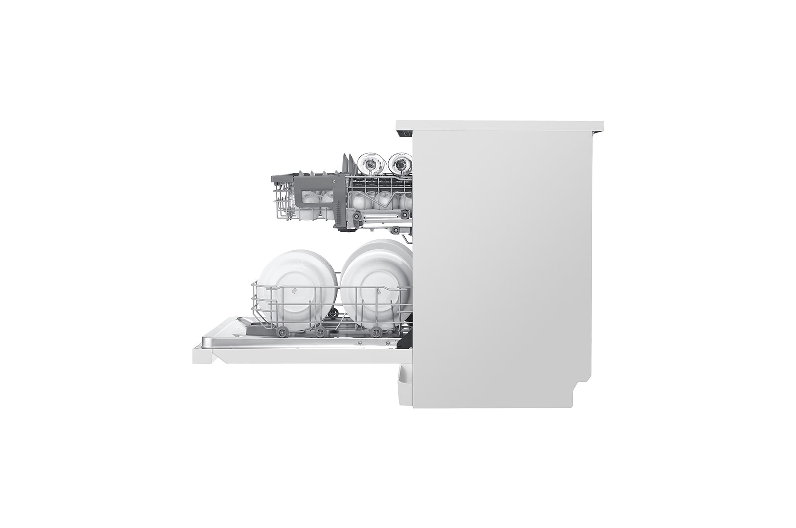 LG Lavavajillas LG QuadWash™, Blanco, clasificación E, DF222FW