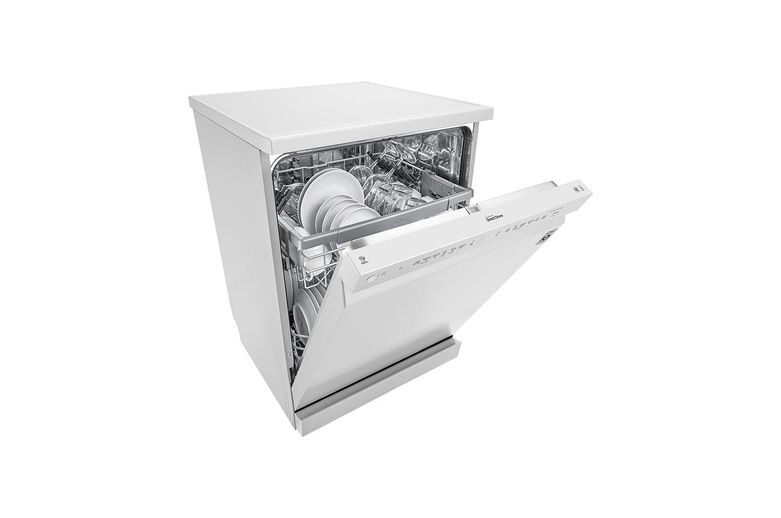 LG Lavavajillas LG QuadWash™, Blanco, clasificación E, DF222FW