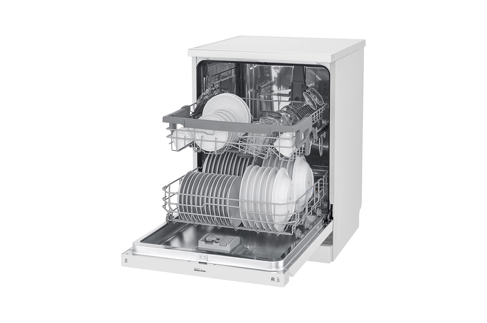 LG Lavavajillas LG QuadWash™, Blanco, clasificación E, DF222FW