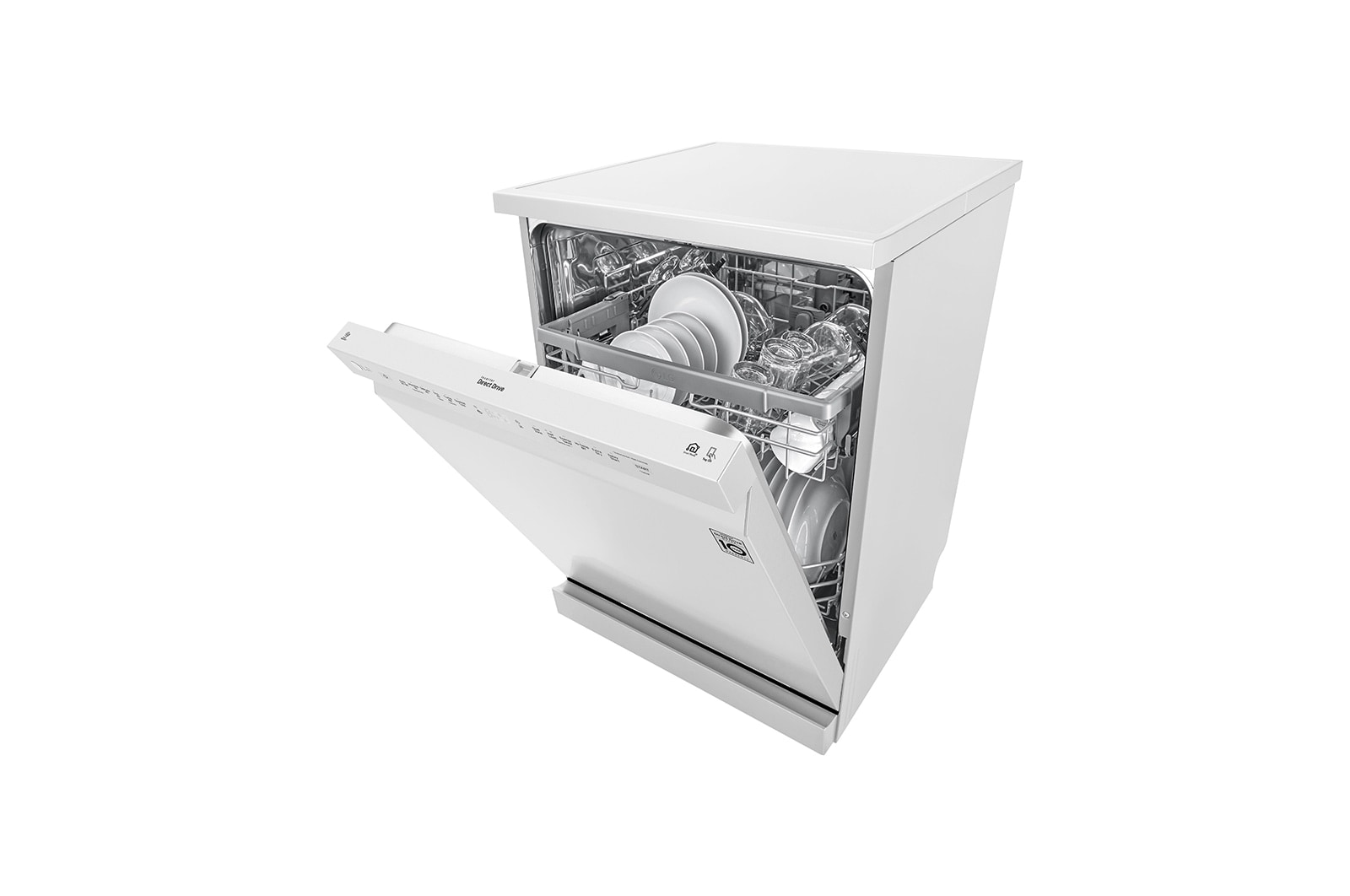 LG Lavavajillas LG QuadWash™, Blanco, clasificación E, DF222FW