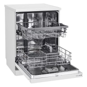 LG Lavavajillas LG QuadWash ™ Blanco, D, DF242FW