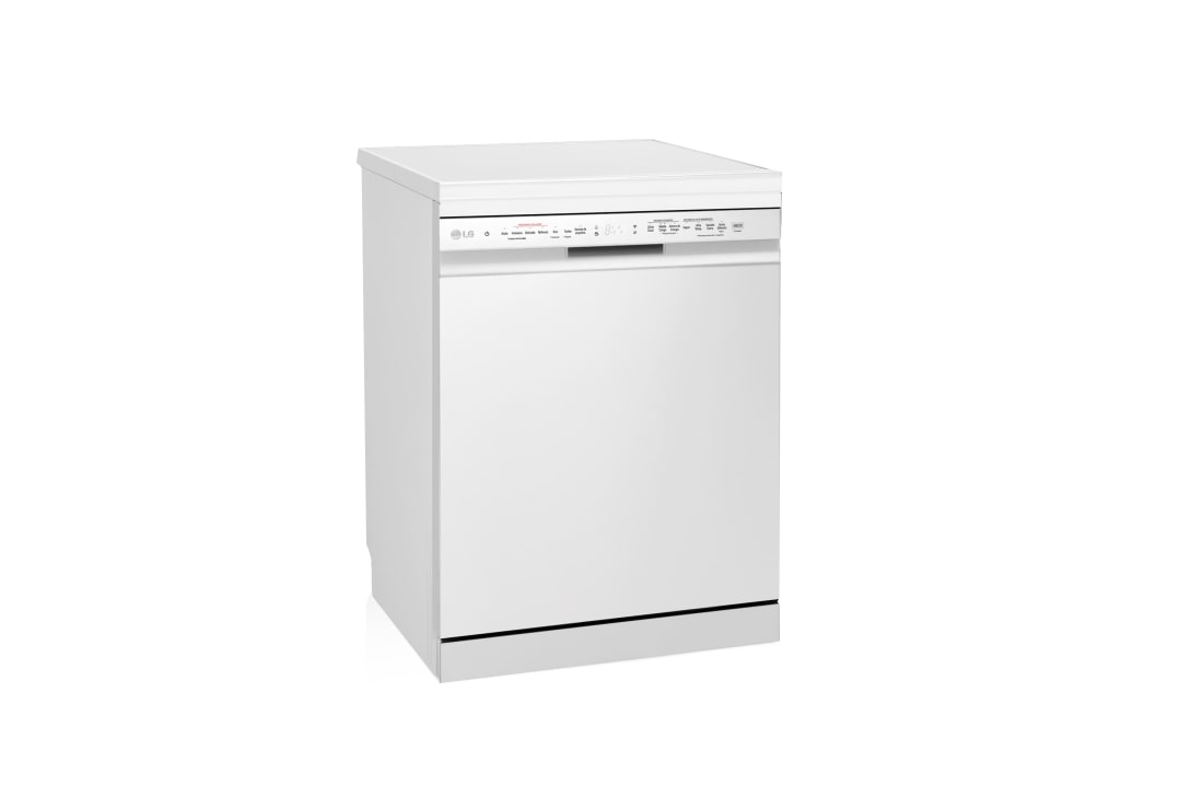 LG Lavavajillas LG QuadWash ™ , con lavado a vapor, Blanco, D, DF242FWS