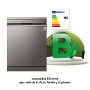 LG Outlet Lavavajillas LG QuadWashTM, B, Inox Antihuellas, DF365FPS.OUTLET