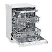 LG Lavavajillas LG QuadWash™ Steam, Blanco, B, con lavado a vapor y tercera bandeja, DF365FWS
