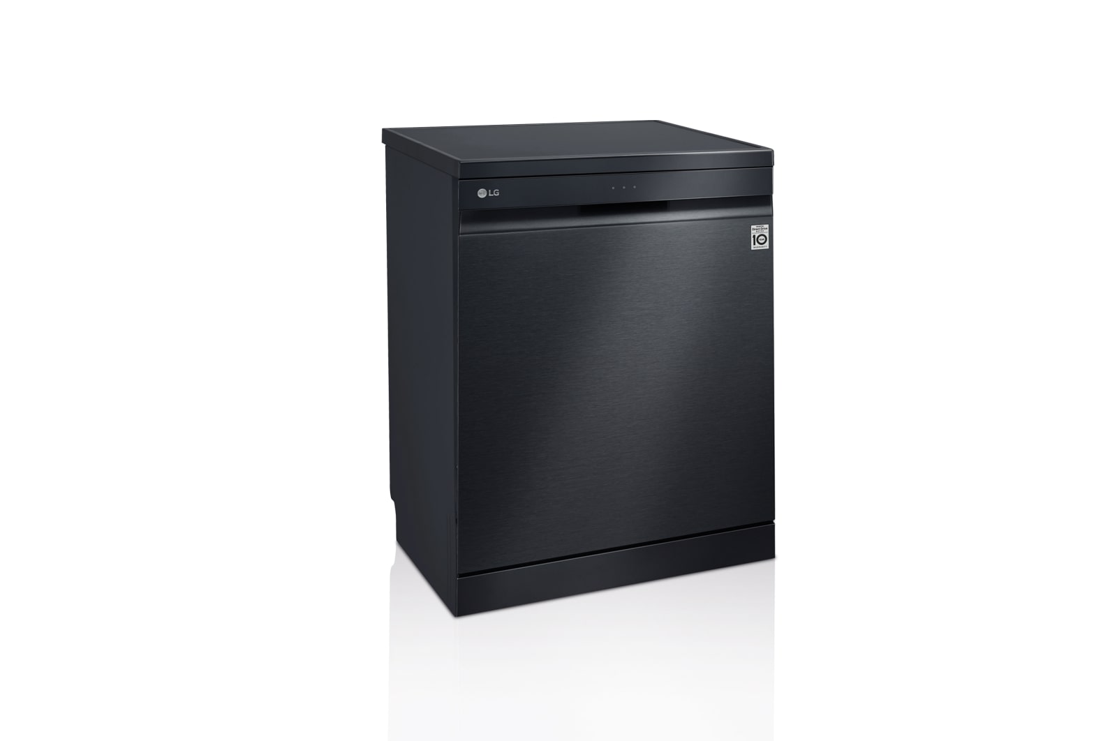 LG Lavavajillas LG QuadWash™ , TrueSteam,  Acero negro mate, clasificación  C, con lavado a vapor y tercera bandeja , DF455HMS