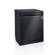 LG Lavavajillas LG QuadWash™ , TrueSteam,  Acero negro mate, clasificación  C, con lavado a vapor y tercera bandeja , DF455HMS