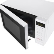 LG Microondas con grill de 700W, 19 litros de capacidad, tecnología I-Wave, menús automáticos, descongelación automática, modo ECO ON, color blanco y control táctil , MH6042DW