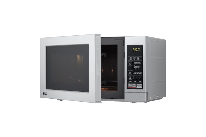 LG Microondas con grill, color acero inoxidable, 19 litros de capacidad, 700W , MH6044V