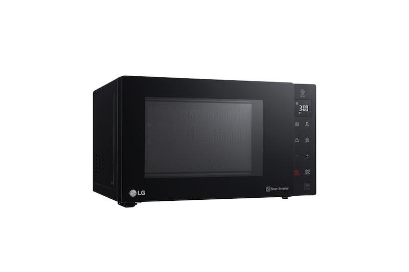 LG Microondas Grill Negro Smart Inverter 1000W de 23 litros, MH6336GIB