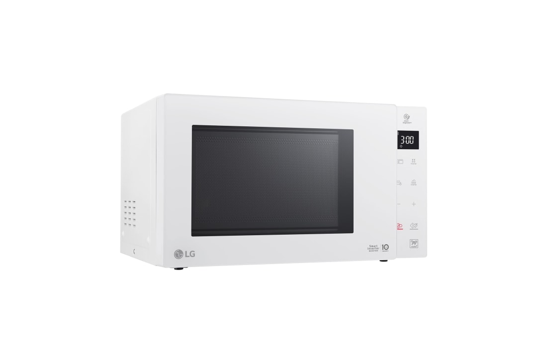 LG Microondas Grill Blanco Smart Inverter 1000W de 23 litros, MH6336GIH