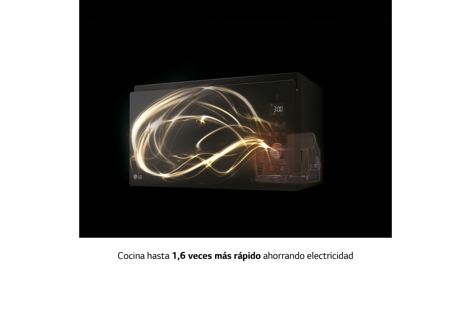 LG Outlet Microondas Grill Blanco Smart Inverter 1000W de 25 litros, MH6535GDH.OUTLET