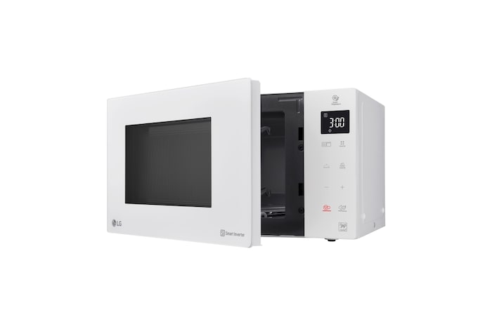 LG Microondas Grill Blanco Smart Inverter 1000W de 25 litros, MH6535GDH