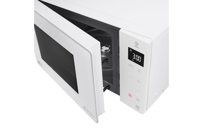 LG Microondas Grill Blanco Smart Inverter 1000W de 25 litros, MH6535GDH