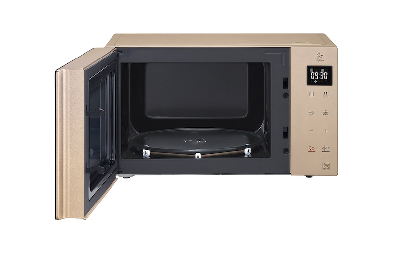 LG Microondas Grill Smart Inverter 1000W de 25 litros, Champagne, MH6535GISA