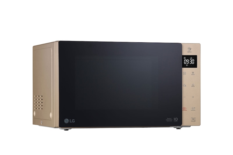 LG Microondas Grill Smart Inverter 1000W de 25 litros, Champagne, MH6535GISA