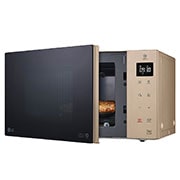 LG Microondas Grill Smart Inverter 1000W de 25 litros, Champagne, MH6535GISA