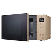 LG Microondas Grill Smart Inverter 1000W de 25 litros, Champagne, MH6535GISA