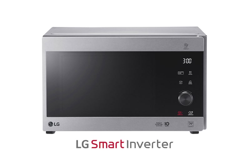 LG Microondas Grill Inox Smart Inverter 1000W de 25 litros, MH6565CPS