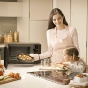LG Microondas Grill Smart Inverter 1200W de 32 litros, MH7265DPS