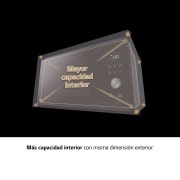 LG Horno Convección Microondas 4 en 1  Smart Inverter, con función freidora de aire,  color Negro 1100W de 39 litros, MJ3965BPS