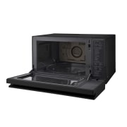 LG Horno Convección Microondas 4 en 1  Smart Inverter, con función freidora de aire,  color Negro 1100W de 39 litros, MJ3965BPS