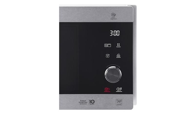 LG Microondas Grill Inox Smart Inverter 1000W de 25 litros, MH6565CPS
