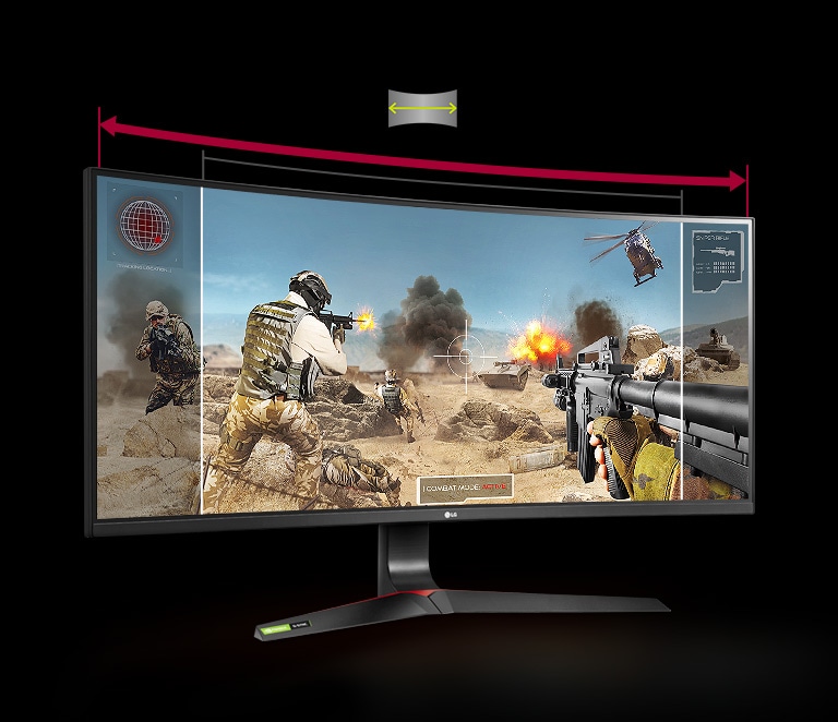 Comparación entre la pantalla Full HD UltraWide™ 21:9 de 34 pulgadas y la pantalla Full HD 16:9