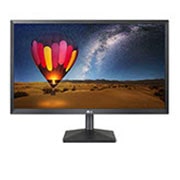 Vista frontal de LG 22MK430H-B - Monitor IPS (Panel IPS: 1920x1080p, 16:9, 250 cd/m², 1000:1, NTSC &gt;72%, 60Hz, 5ms); diagonal 54,6cm; entradas: D-Sub x1, HDMI x1; ajustable en Inclinación, F 22MN430M-B