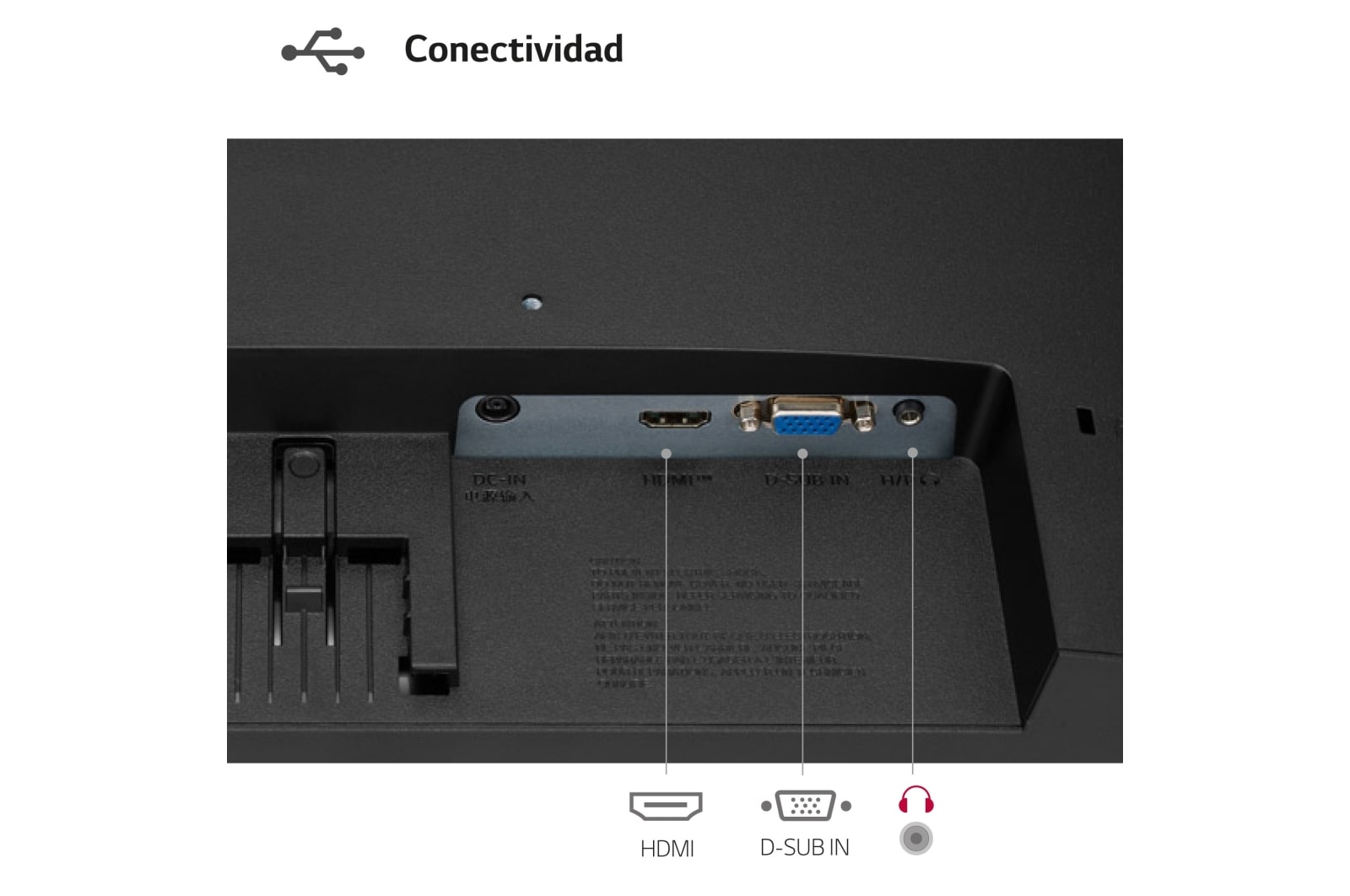 LG Monitor LG Panel VA: 1920 x 1080 (FHD), 250 cd/m², 3000:1, diag. 54.5 cm, FreeSync. Entrdas: 2xHDMI1.4, Si(1ea), VESA 100 x 100 mm, 22MR410-B