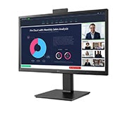 LG 24BP750C-C -Monitor LED EDGE LG con Panel IPS: 1920x1080p, 16:9, 250 cd/m², 1000:1. Webcam FHD (2MP, 30fps) con micrófono integrado. DPx1, HDMIx1 . Regulable en altura e inclinacion, Giro y pivotable, 24BP750C-B