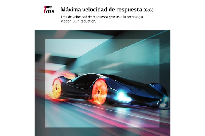 LG Monitor Gaming LG UltraGear™ de 24 pulgadas | 144Hz IPS con tiempo de respuesta de 1ms (GtG), FreeSync™ Premium, 24GN60R-B