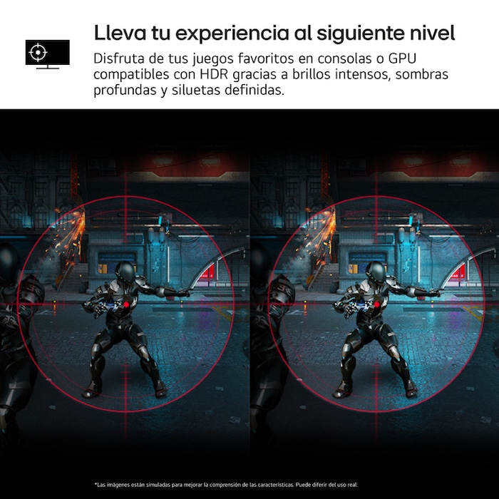 LG Monitor Ultragear, 24", Full HD (1920 x 1080), 180 Hz, 1 ms, AMD FreeSync, HDR10, Black Stabilizer, 24GS50F-B.EEU