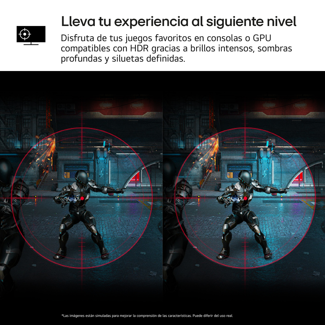 LG Monitor Ultragear, 24", Full HD (1920 x 1080), 180 Hz, 1 ms, AMD FreeSync, HDR10, Black Stabilizer, 24GS50F-B.EEU