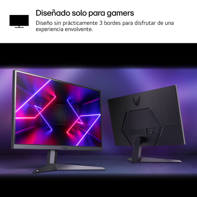 LG Monitor Ultragear, 24", Full HD (1920 x 1080), 180 Hz, 1 ms, AMD FreeSync, HDR10, Black Stabilizer, 24GS50F-B.EEU