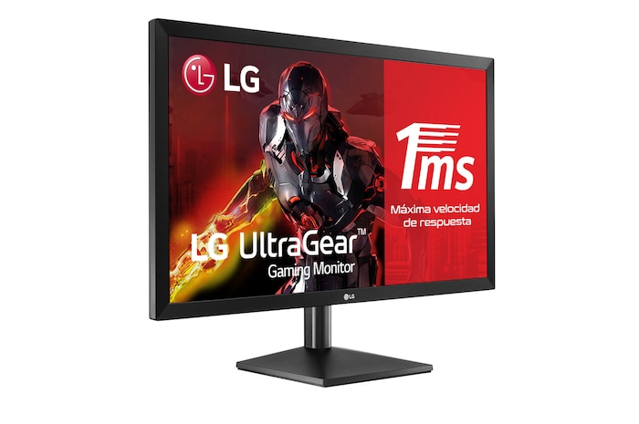 LG Monitor 24MK400H-B de 60,4 cm (24 pulgadas) 1366 x 768 con panel TN 16:9, F, 24MK400H-B