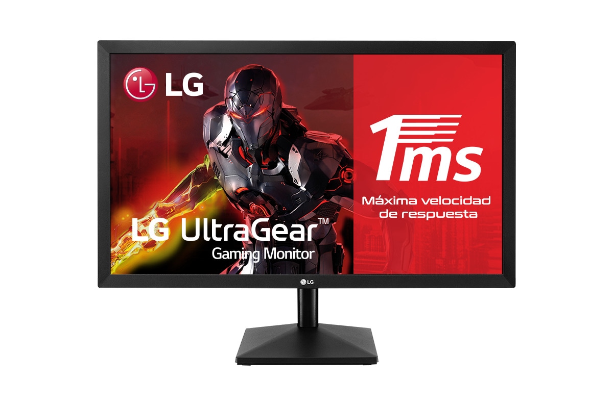 Vista frontal de Monitor 24MK400H-B de 60,4 cm (24 pulgadas) 1366 x 768 con panel TN 16:9, F 24MK400H-B