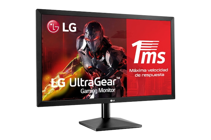 LG Monitor 24MK400H-B de 60,4 cm (24 pulgadas) 1366 x 768 con panel TN 16:9, F, 24MK400H-B